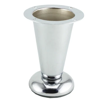 

(Pack of 4pcs) Furniture Chrome Legs Iron Cabinet Table Sofa Chair Feet H=100mm