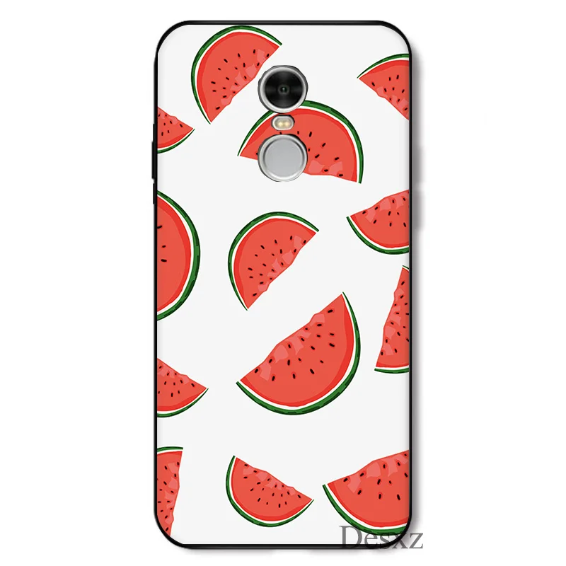 Мобильный телефон с изображением фруктов арбуза дыни цветов для Xiaomi Redmi Note 4 4A 4X 5 5A