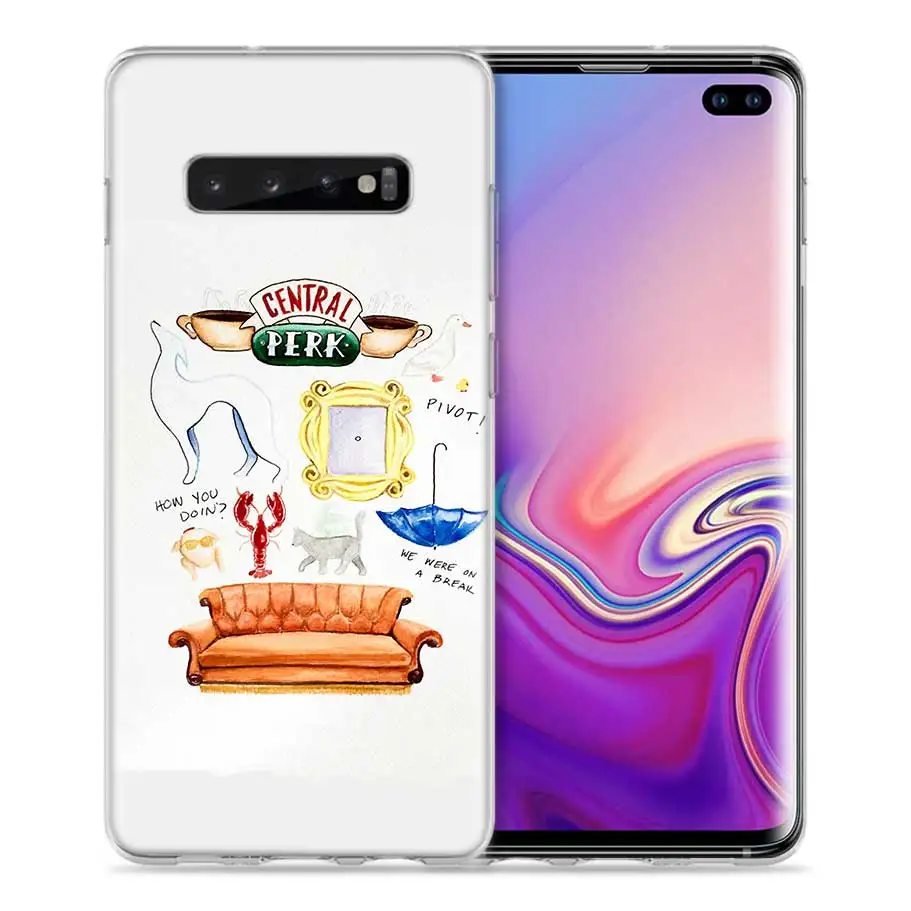 Друзей вместе ТВ Показать чехол для samsung Galaxy S8 S9 S10 5G S10e S7 Note 8, 9, 10, J4 J6 плюс J5 J8 J3 силиконовые чехлы для телефона - Color: 04