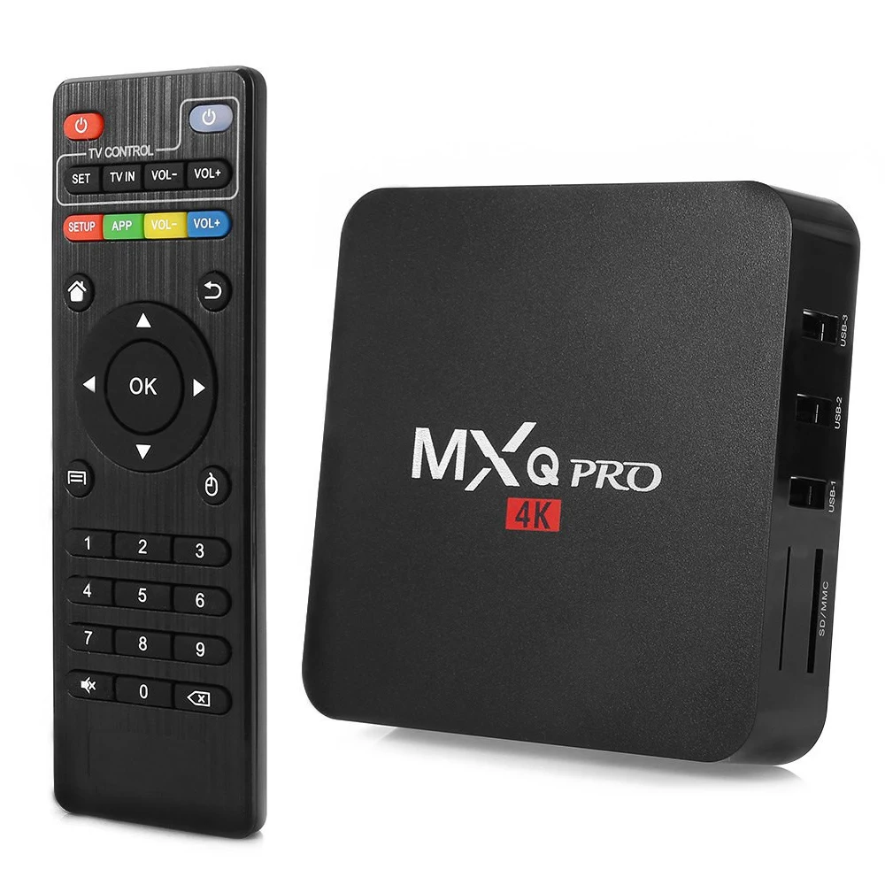 

MXQ Pro 4K S905 Quad-Core Android 5.1 HD TV Box with 1GB RAM + 8GB ROM/WiFi/4k x 2k Black