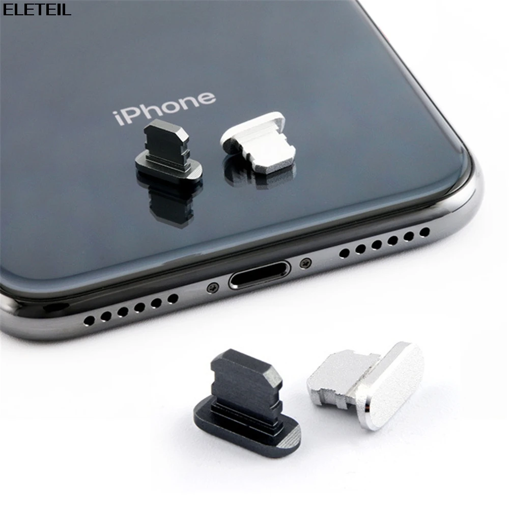 

2 pcs for iPhone series Metal Charge Port Dust Plug Charging Cenicienta Jack Stopper for Apple Iphone X Xr Xs Max Protect A30