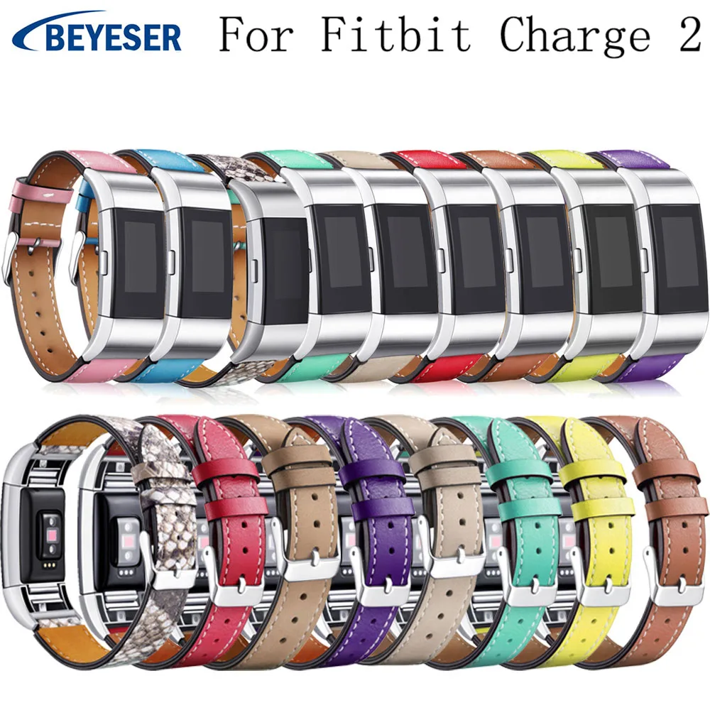 

Leather Watch Strap For Fitbit Charge 2 Watch Wrist Band for Fitbit Charge2 Smart Wrist Straps WatchBand Wristband Accessories