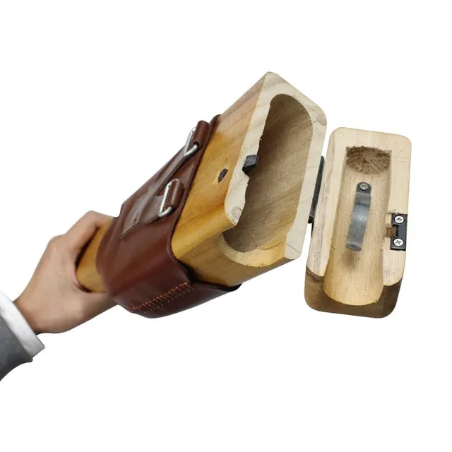Деревянная кобура Broomhandle для Mauser C96, с плечевым ремнем, немецкая, в наличии, без ружья 2