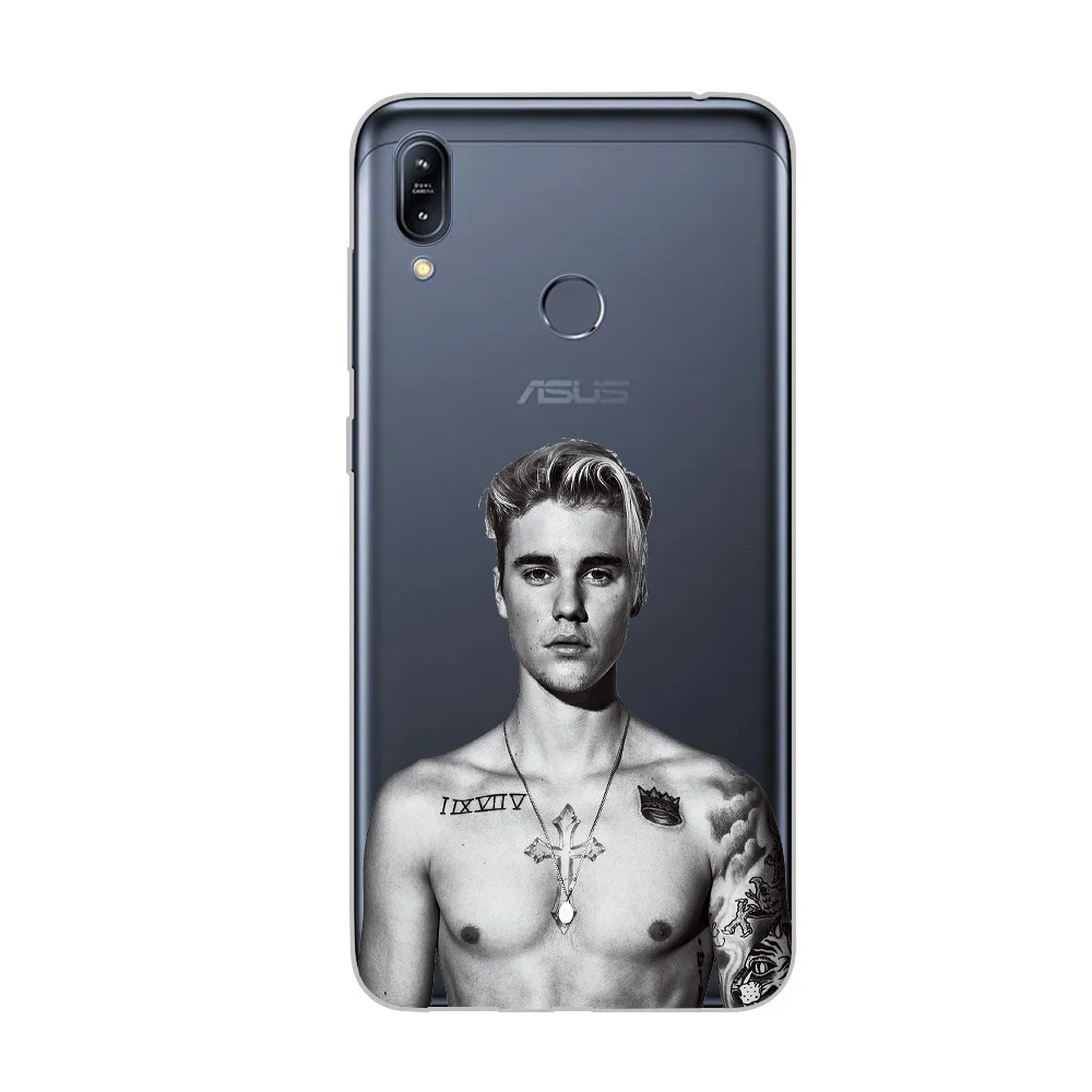 ciciber Justin Bieber for ASUS ZenFone Max Pro M2 ZB631KL ZB633KL Soft TPU Phone Case for Zenfone 3 Max Live GO ZC520TL ZB501KL