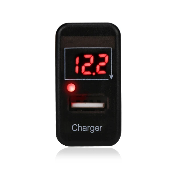 Old TOYOTA SINGLE USB with Voltmeter----YJ-VIGO-003 (5)