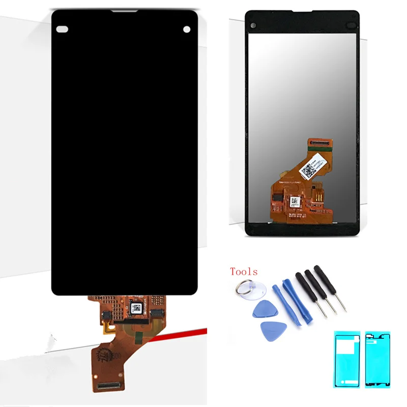 Cena Oryginalny wyświetlacz do SONY Xperia Z1 kompaktowy ekran dotykowy LCD Digitizer dla SONY Xperia Z1mini LCD D5502 D5503 M51W dotykowy wyświetlacz