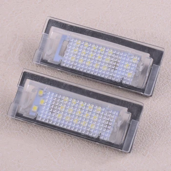 

DWCX 1Pair 18LEDs White LED Number License Plate Light Fit for BMW E39 Touring Wagon 5 Door 2000 2001 2002 2003