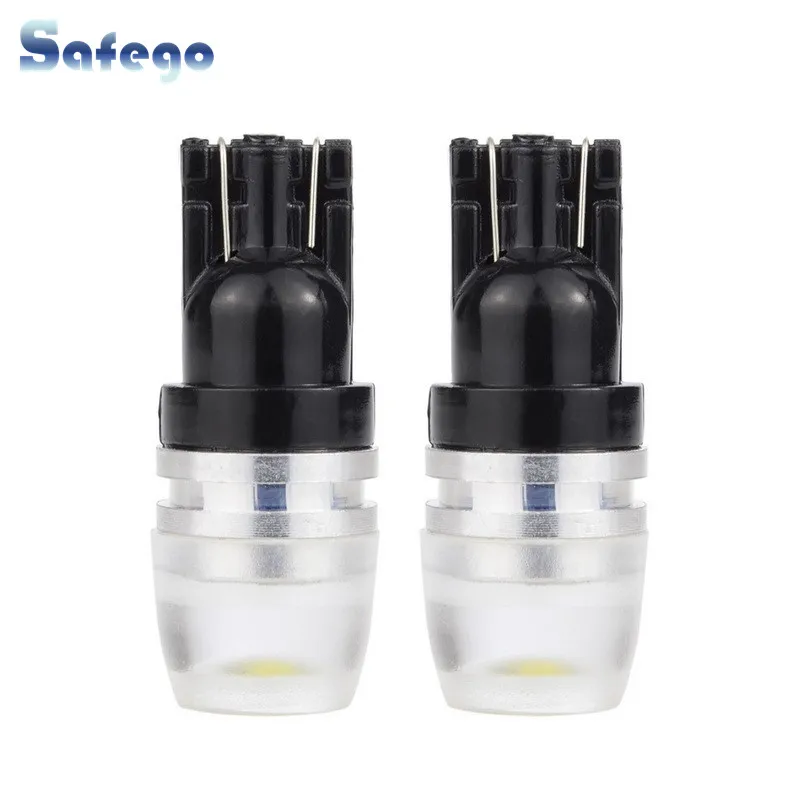 

Safego 2pcs T10 W5W LED Bulb 194 168 2825 1W LED Light Bulbs 12V Car Interior Side Wedge Light Replacement Signal Lamps White