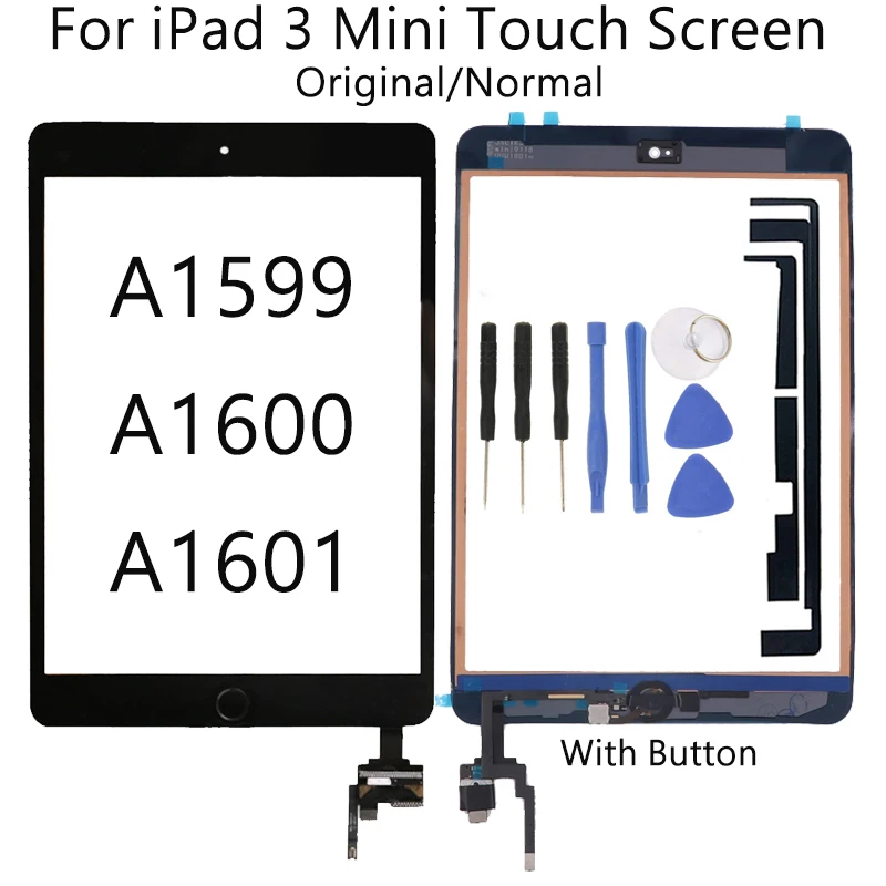 Сенсорный экран для iPad Mini 3 A1599 A1600 A1601 передняя стеклянная панель планшета с