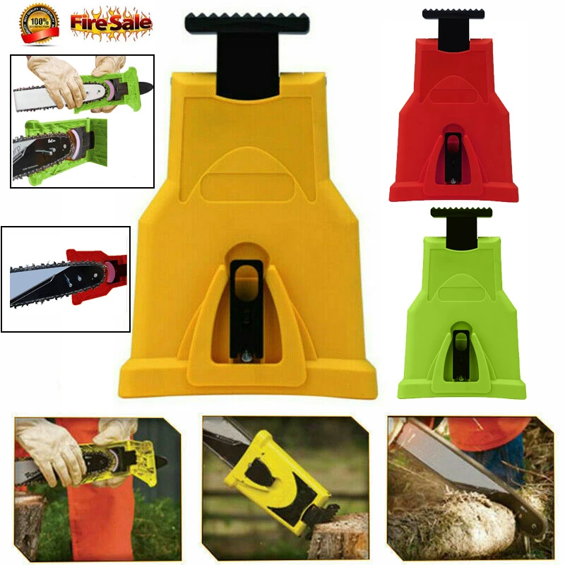 

Home Chainsaw Teeth Sharpener PowerSharp Bar-Mount Chainsaw Chain Sharpening Fast Grinding Chain Tool System Abrasive Tools
