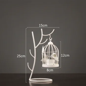 

Marriage Candelabra Party Candle Stands Vase Wedding Holder Home Candle Holder Bird Cage Portavelas Hotel Bar Candlestick LY97