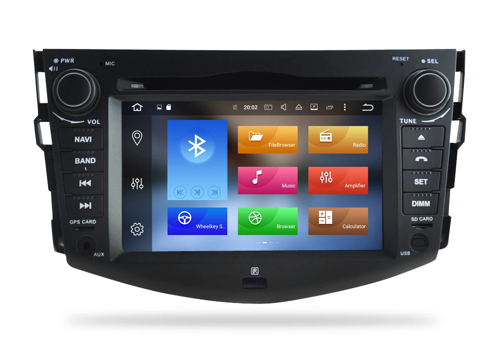 Android 8.0 Car DVD Stereo Multimedia Headunit For Toyota RAV4 2008 To 2011 Auto PC Radio GPS Navigation Video Audio Car Stereo (2)