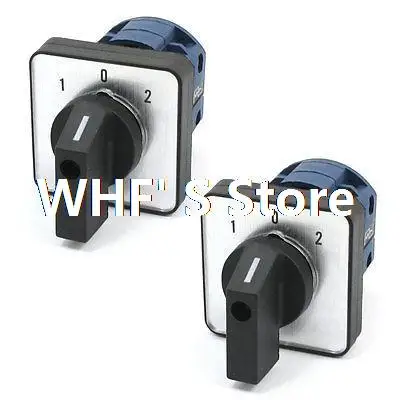 

2pcs 20A 220-240V 3 Position Universal Changeover Control Rotary Cam Switch