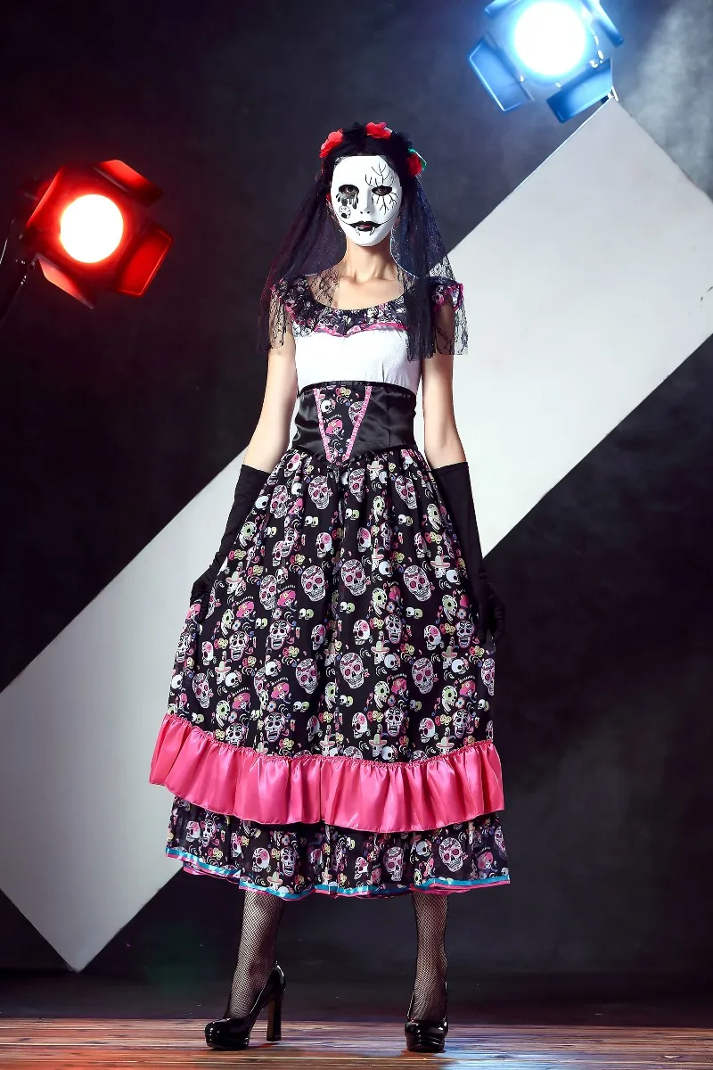 Free Shipping Halloween Woman Party Dress Cosplay Special Lady