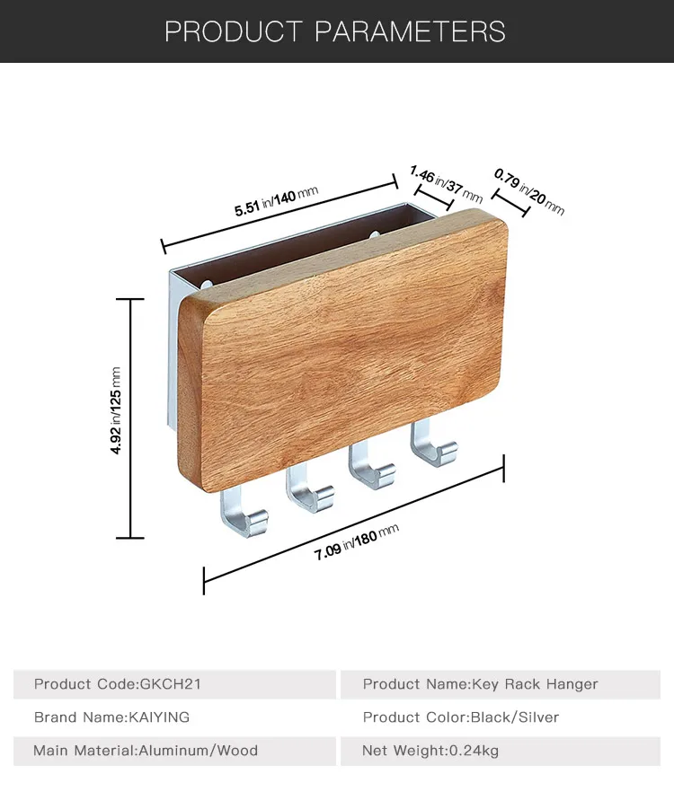 KAIYING декоративные деревянные крючки для ключей вешалка, почта, письмо и ключ держатель Органайзер для прихожей, прихожей, фойе-настенное крепление