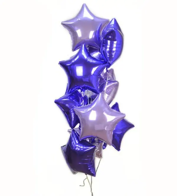 10 шт. микс 18 дюймов Звездные шары надувные гелиевые балоны для свадьбы, дня рождения, рождественской вечеринки, украшения, детские игрушки, подарки - Цвет: style 14