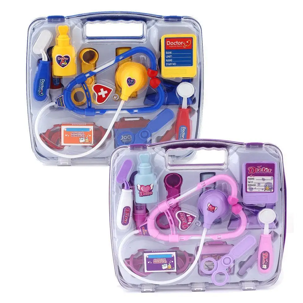 Kids Educational Pretend Doctor Case Toy Set Children Medical Kit