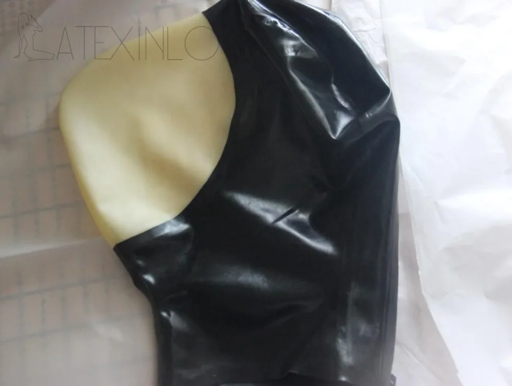 Sexy-Black-Latex-Full-Face-Hood-Transparent-Face-Halloween-Rubber-Mask -4