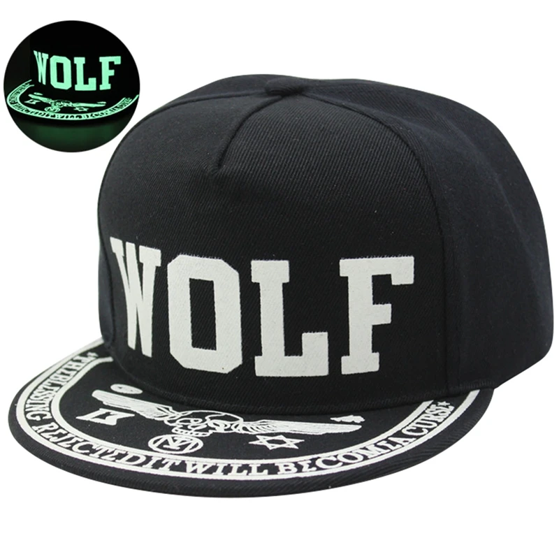 

Baseball Cap Fashion Fluorescent Light Flat Snapback Cap Casual Men Women Hip Hop Casquette Gorras Noctilucence Luminous Hat