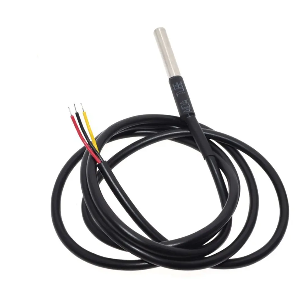 

DS18B20 Waterproof Digital Temperature Sensor Thermistor Thermal Cable 10pcs Essential Accessories