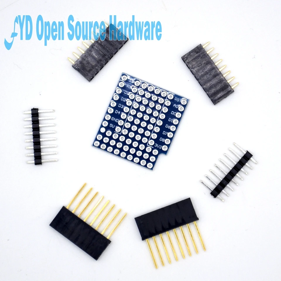 

1PCS ProtoBoard Shield for D1 mini Breadboard Expansion Shield double sided perf board Compatible