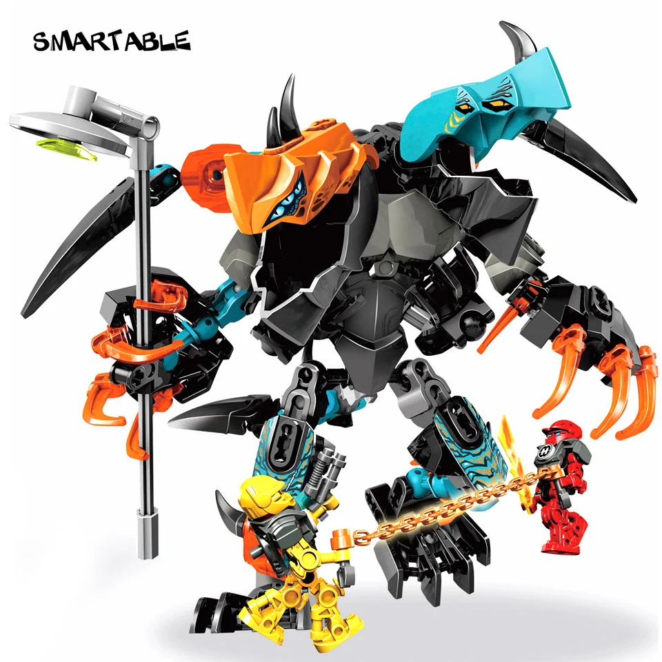 

Smartable Hero Factory New Arrive SPLITTER BEAST VS.FRRNO EVO Building Block Set Toys For Children Christmas Gift Education
