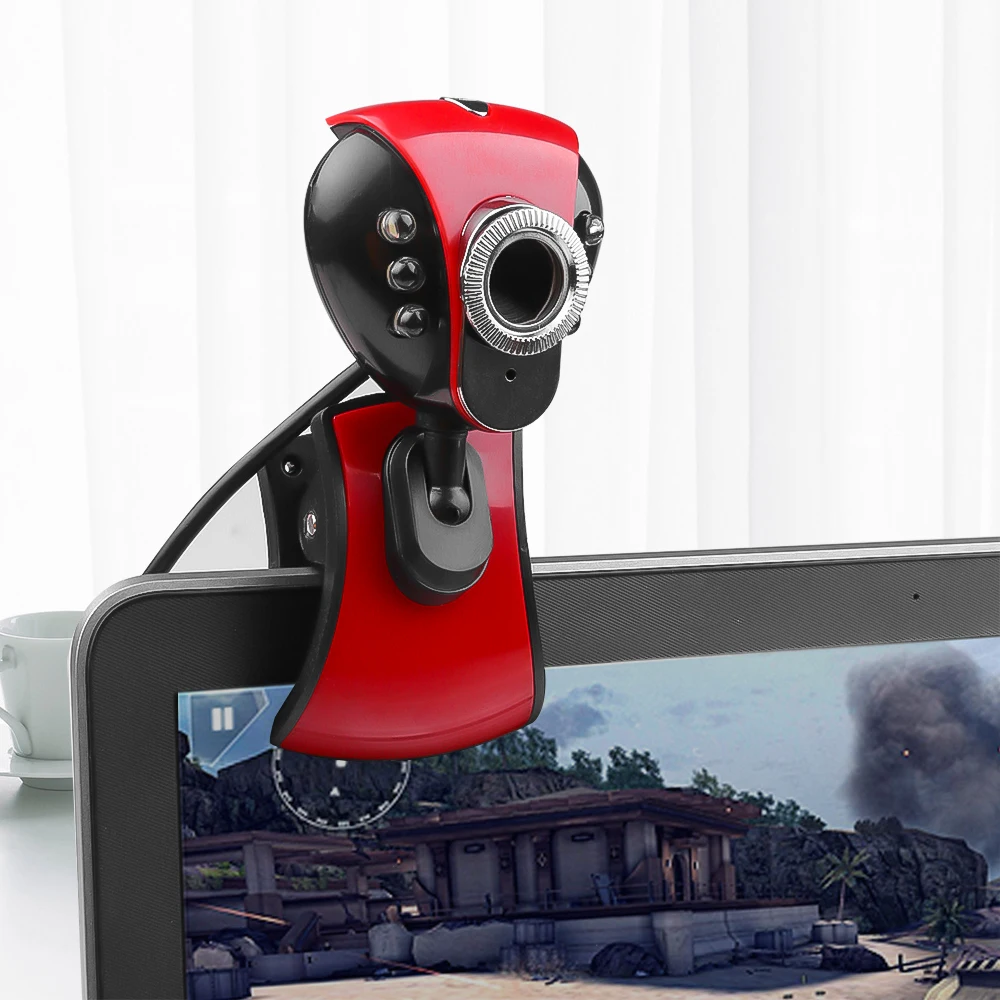 

Kebidu Digital USB 50M Mega Pixel Webcam Computer HD Web Camera With Mic Microphone Clip for PC Laptop Notebook Desktop Cam