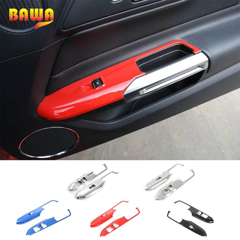 Hangup 5 Color Abs Car Interior Window Lift Panel Decoration