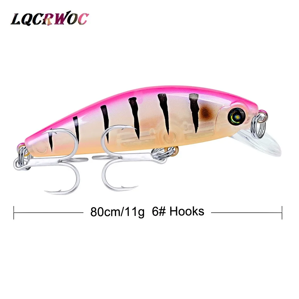 NEW 2019 Minnow 8cm 11g fishing lure small fish vibrating light hard baits crankbait swimbait japan fishing tackle lures winter