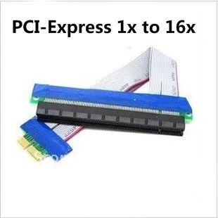 PCI Express e 1X к 16X кабель расширителя платы 50 шт./лот DHL Бесплатная доставка|extend cable|16x