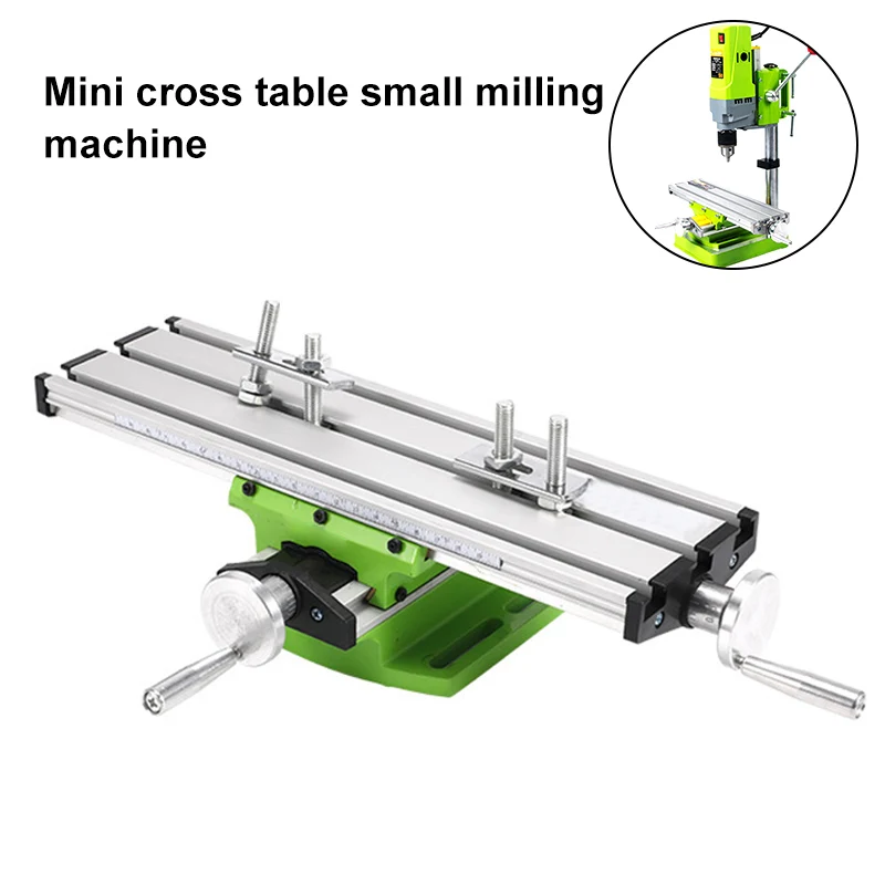 

HOT Mini Cross Worktable Compound Drilling Milling Machine for Bench Drill Adjustment TI99