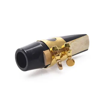 

1pcs Professional Plastic Saxophone Mouthpiece Classical Music Alto SAX Mouthpiece Black For Saxophone Hot Sale