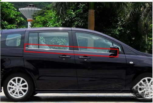 Хромированная отделка окна комплект для mazda5 2008-2013 mazda 5 2009 2010 2011 | Автомобили и