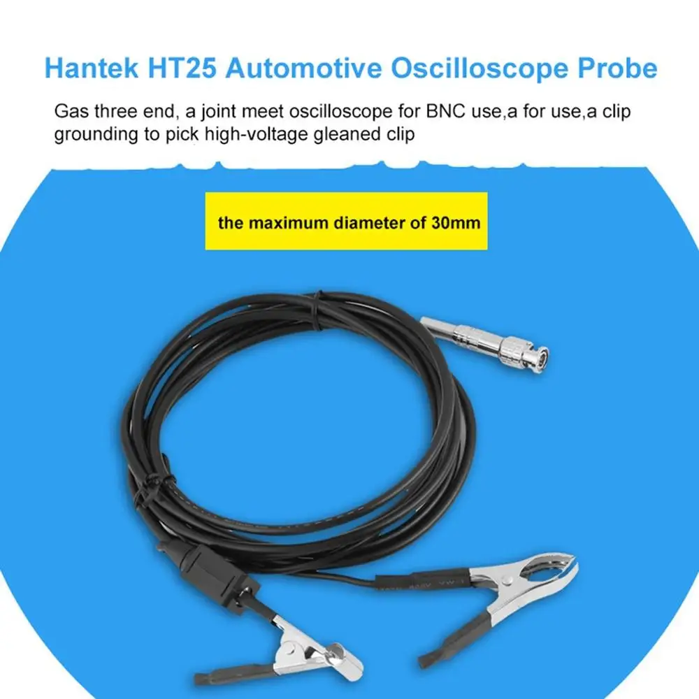 Hantek HT25 автомобильный осциллограф зонд HT25 2,5 метров зажигание Емкостное разложение до 10000:1 зонды для тестирования Osciloscopio