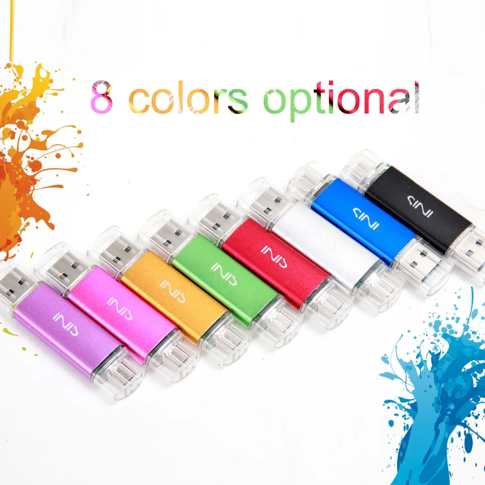 SINI OTG USB флешка 128 4ГБ 8ГБ 16ГБ 32ГБ 64ГБ ГБ флэш для android мобильного телефона usb 2 0 memory