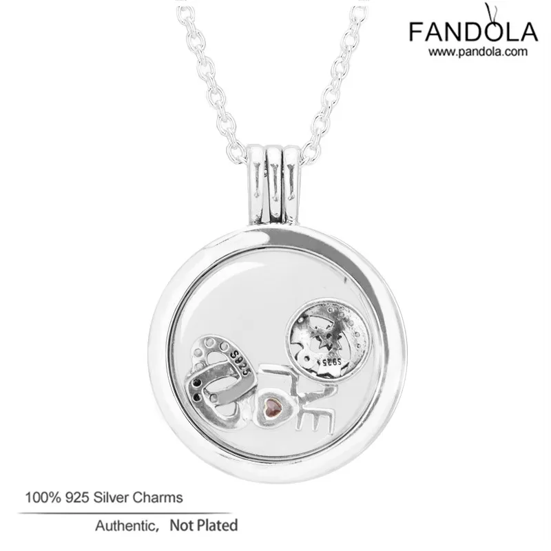 Floating Locket Pendants Necklaces 