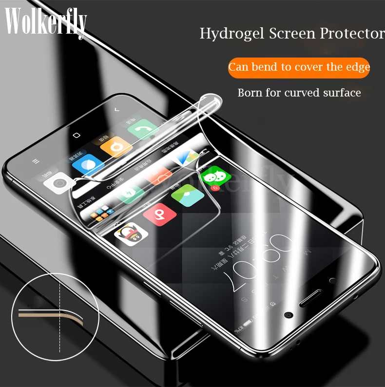 3D Soft Hydrogel Screen Protector Film For Huawei Honor 6X 6C Pro P ...