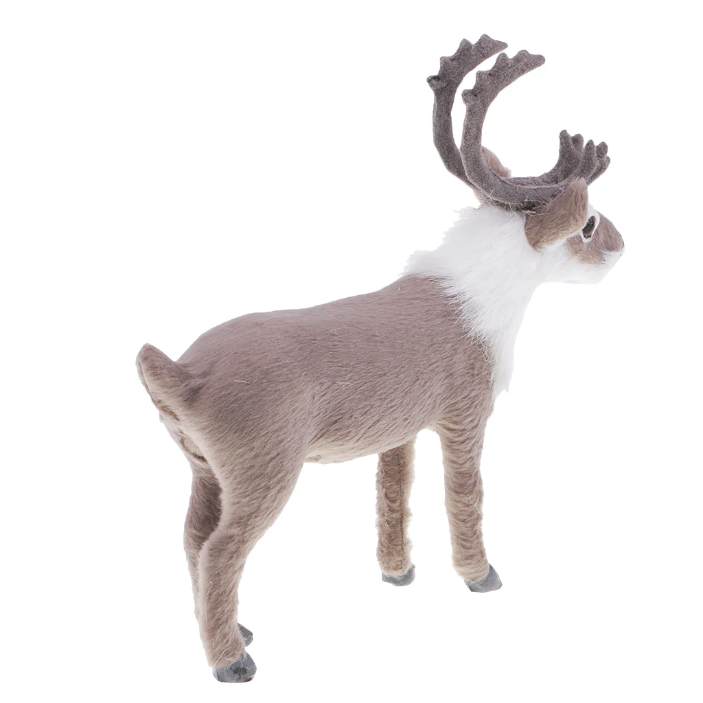 Plush Reindeer Doll Christmas Tree Decoration Xmas Family Party ELK Ornament