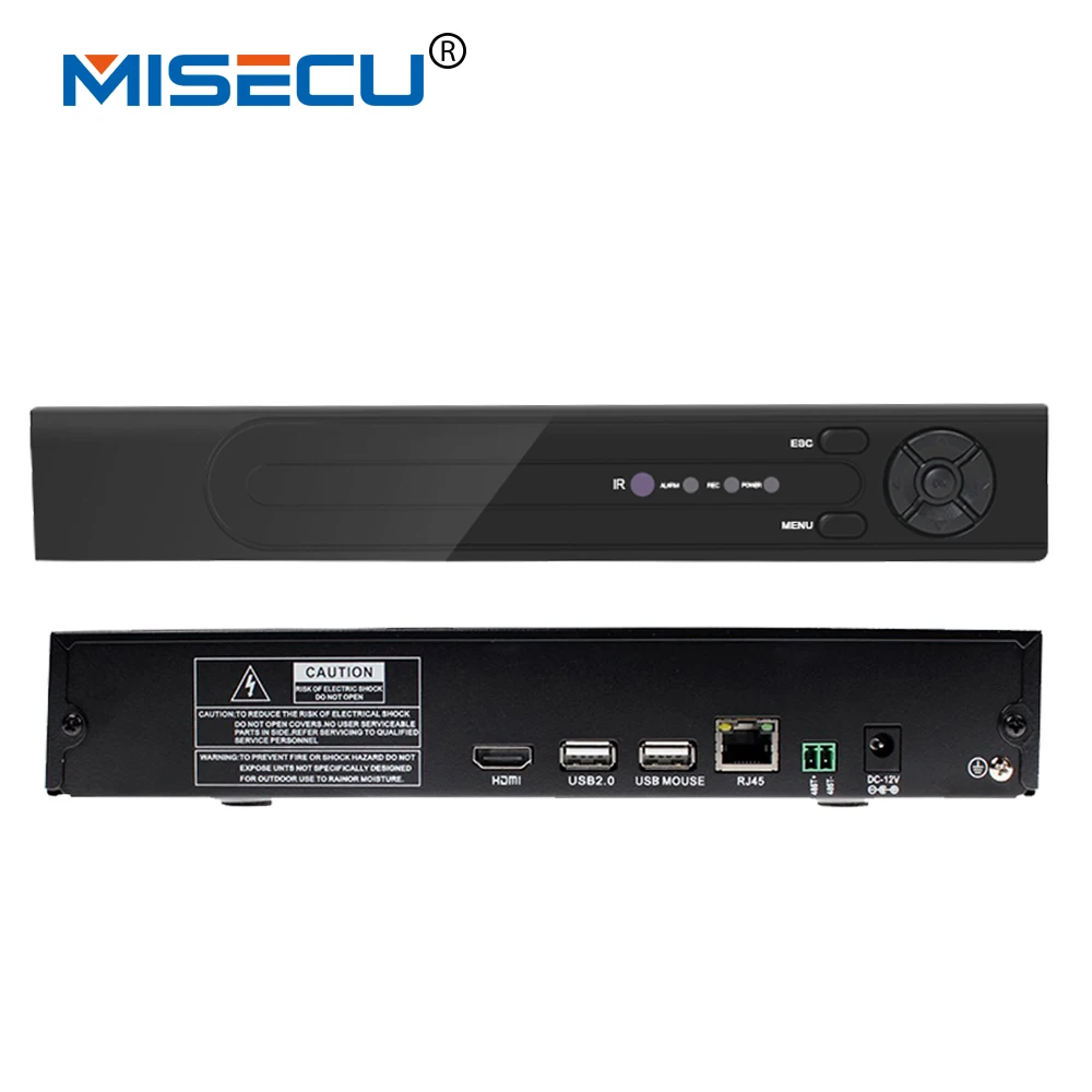 4 К H.265/H.264 NVR MISECU 4*5 м/4*3 м/8*4 м/16*960 P P2P Wi-Fi RS485 PTZ CCTV ONVIF 5 м поддержка воспроизведения 1*6