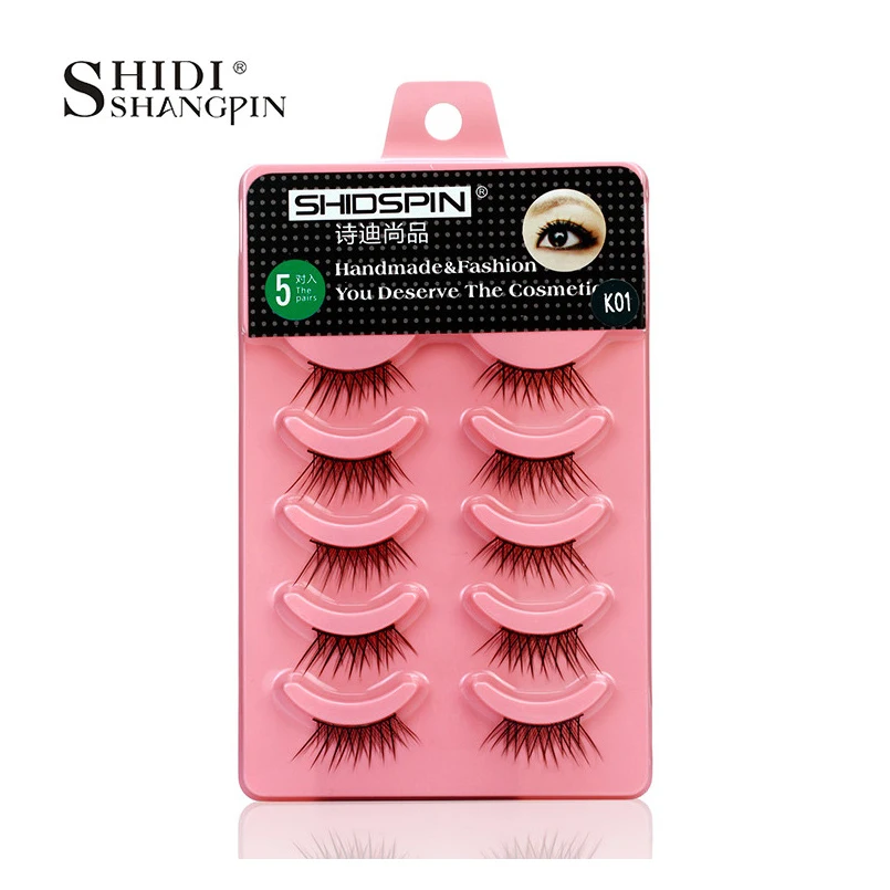 

5 Pairs Natural False Eyelashes Fake Lashes 3D Mink Lashes Extension Eyelash Beauty Mink Eyelashes Full Strip Lashes Cosmetics