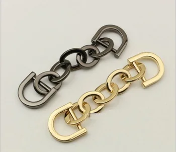 

(10piece/lot) wholesale bag and bag hardware bag with link buckle chain metal accessories