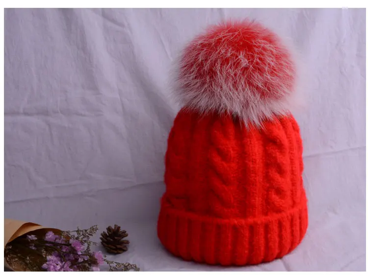 winter hat female winter cap hat with pompon knitted caps women beanie female hats for women pom pom hat