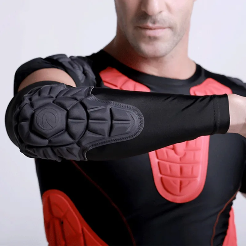 

NEW 1pcs Breathable Elbow Brace Pads Guard Compression Padded Arm Support Sleeve Protector For Skateboarding Basketball Football