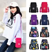 Модная сумка-мессенджер с квадратным клапаном для женщин, ручная сумка, сумки для мобильного телефона, многофункциональная спортивная сумка на плечо, сумка через плечо, сумка-кошелек