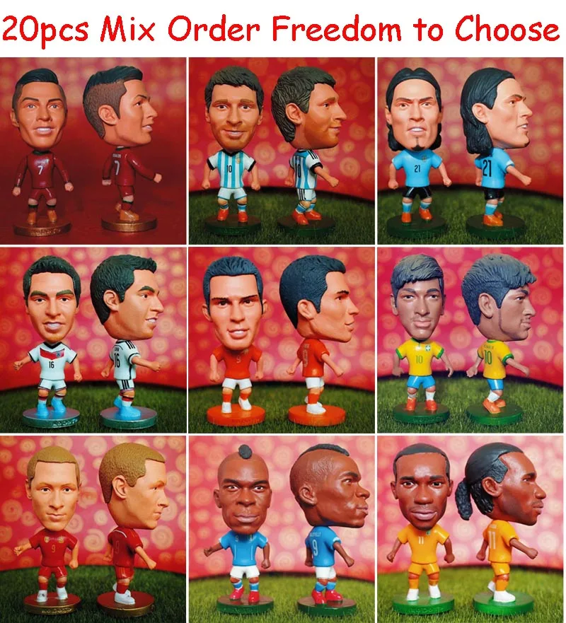 

20pcs Mix Order KODOTO Soccer Soccerwe Doll Dolls Football Basketball Star Display Toy Freedom to Choose