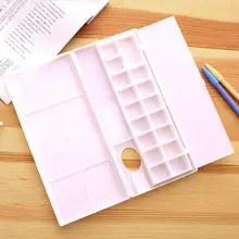 Многофункциональная Складная пигментная коробка с тонером специальная тонер пластина для художественных студентов гуашь Акварельная тонер пластина