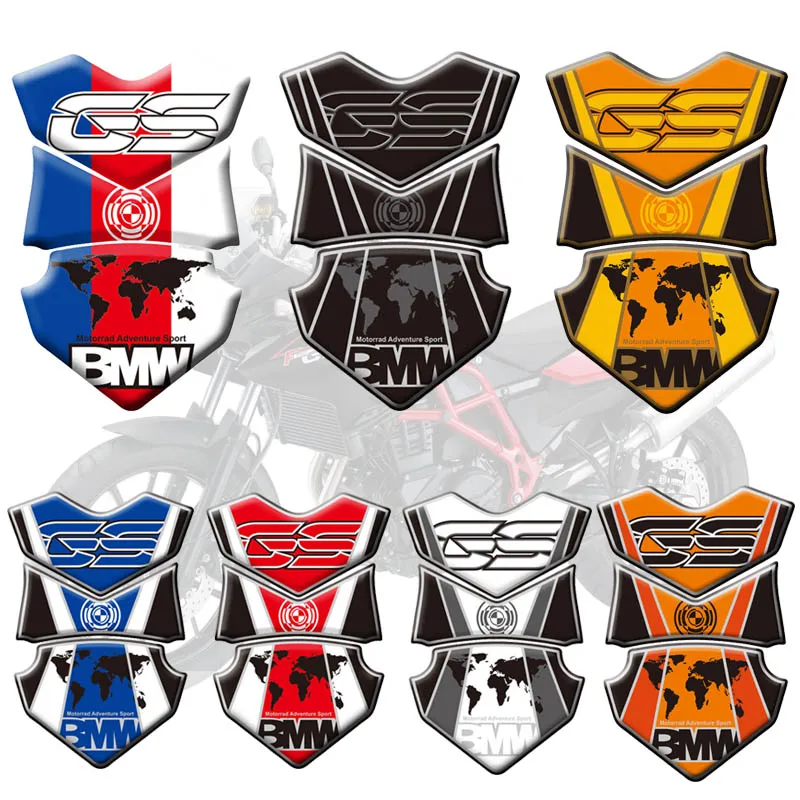 

Motorcycle Stickers Fuel Tank Pad Fishbone Protective 3D Sticker Decals For BMW F700GS 12-15 F650GS F800GS 08-12