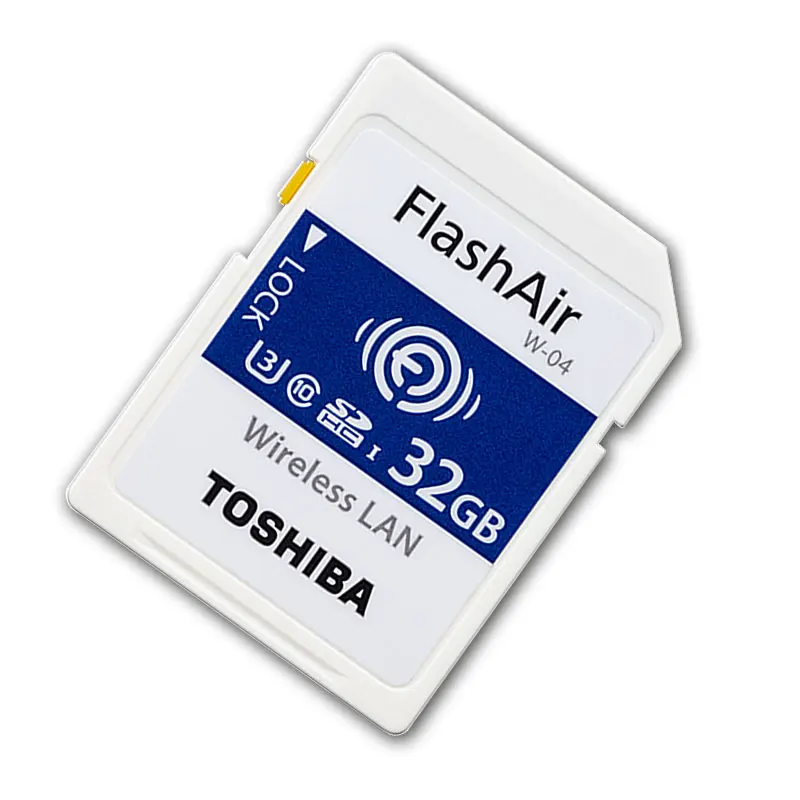  Newest TOSHIBA WI-FI Memory SD Card W-04 32GB SDHC U3 Class 10 Wireless SD Memory Card 64GB SDXC Fl