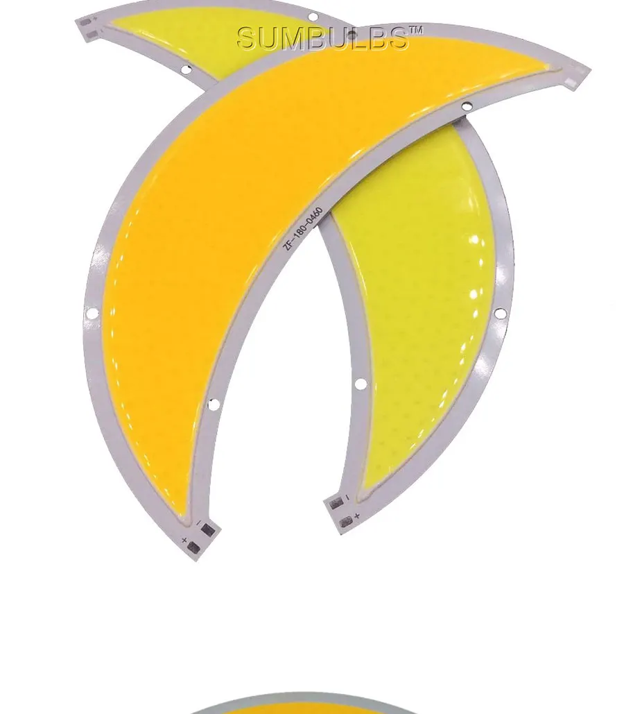 108mm 160mm Circular LED Chip COB Board Light 12V 50W 200W Super Bright Warm Cold White Rounded COB Lamp DC12-14V Sun Moon COB (11)