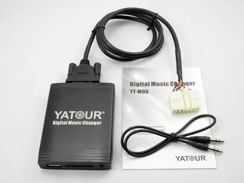 Yatour автомобильное радио USB SD AUX в комплекте для Toyota Lexus 5+ 7PIN